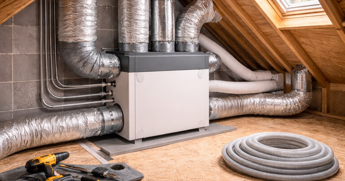 What does a ventilation system D with heat recovery cost in Belgium in 2026?
