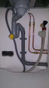 Vaatwasser aangesloten